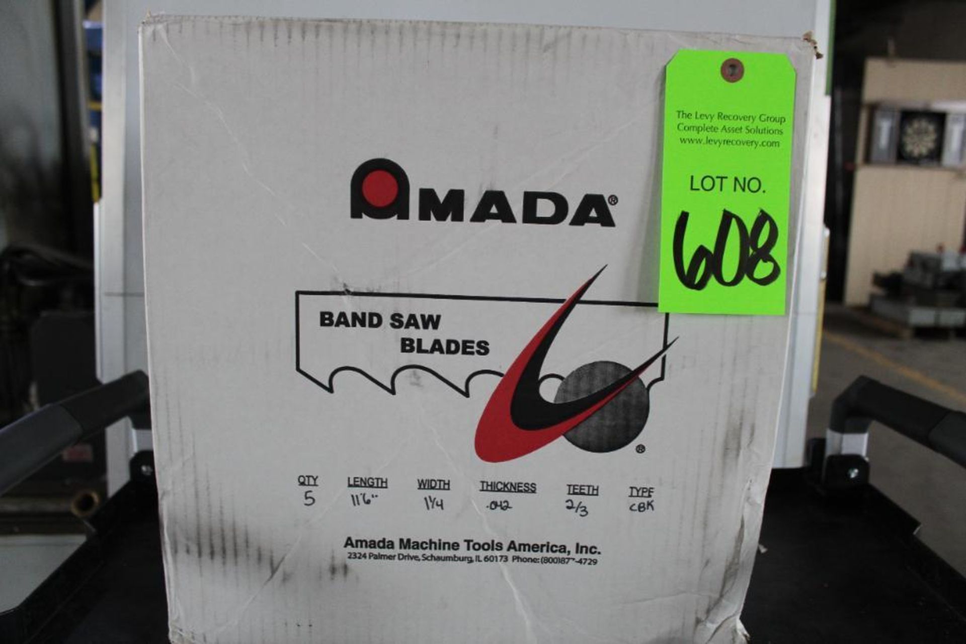 Lot of (5) Amada Band Saw Blades 11'6" - Image 4 of 5