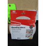 (2) Boxes (12 each) 5pack 80 Grit Goldblatt Radial Sander Disc 9in # G25670