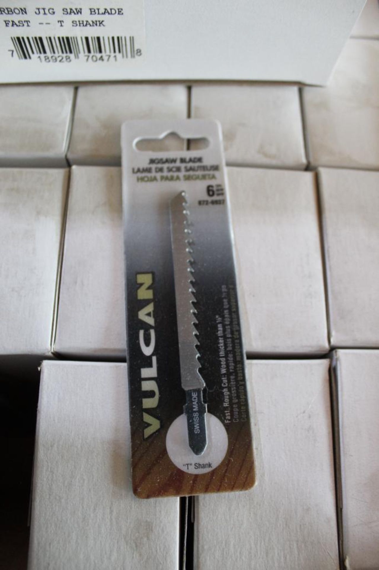 Open Case- (22) Boxes of 12 each Vulcon Jigsaw Blades # 872-6937 6TPI T Shank