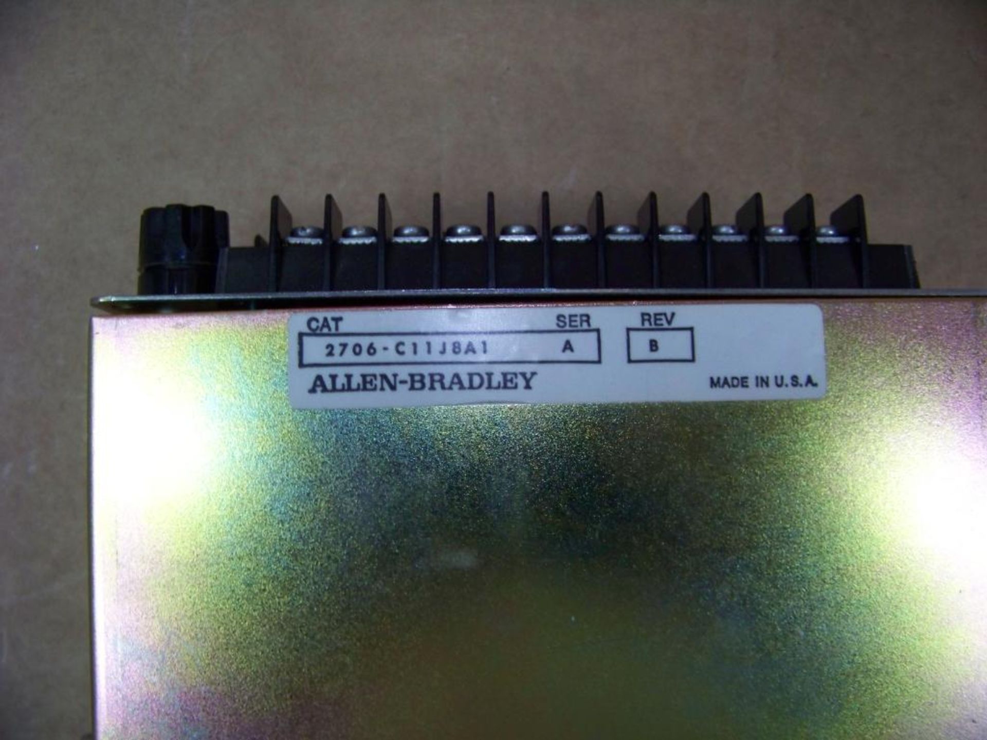 ALLEN BRADLEY, 10-CHARACTER PANEL MOUNT LED DISPLAY # 2706-C11J8A1 - Image 3 of 4
