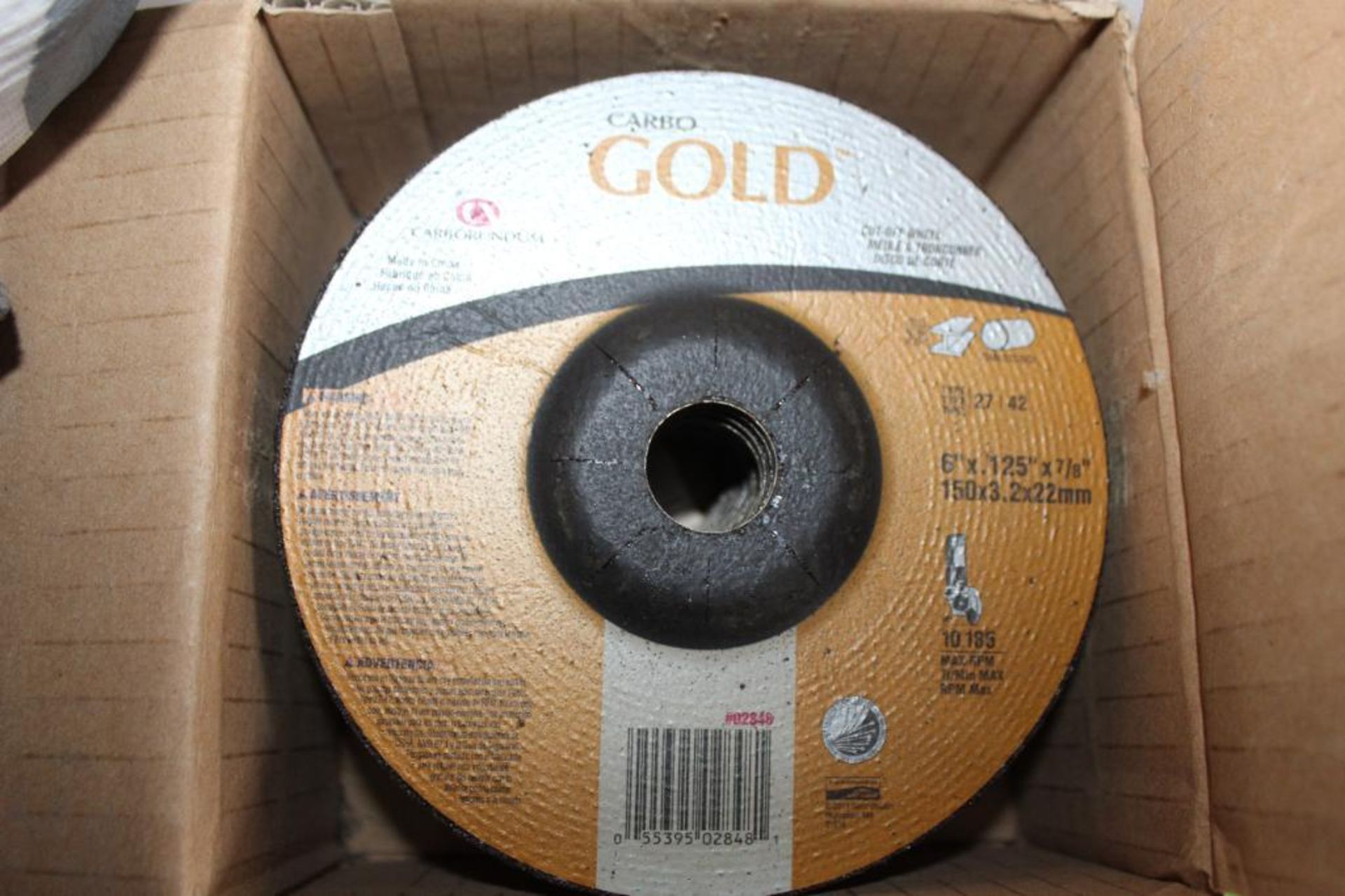 Lot of (4) Boxes (60 Total) Carbo Gold and Premier Grinding Wheels - Image 4 of 9