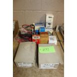 Lot of Assorted Battery Cables and Forklift Parts