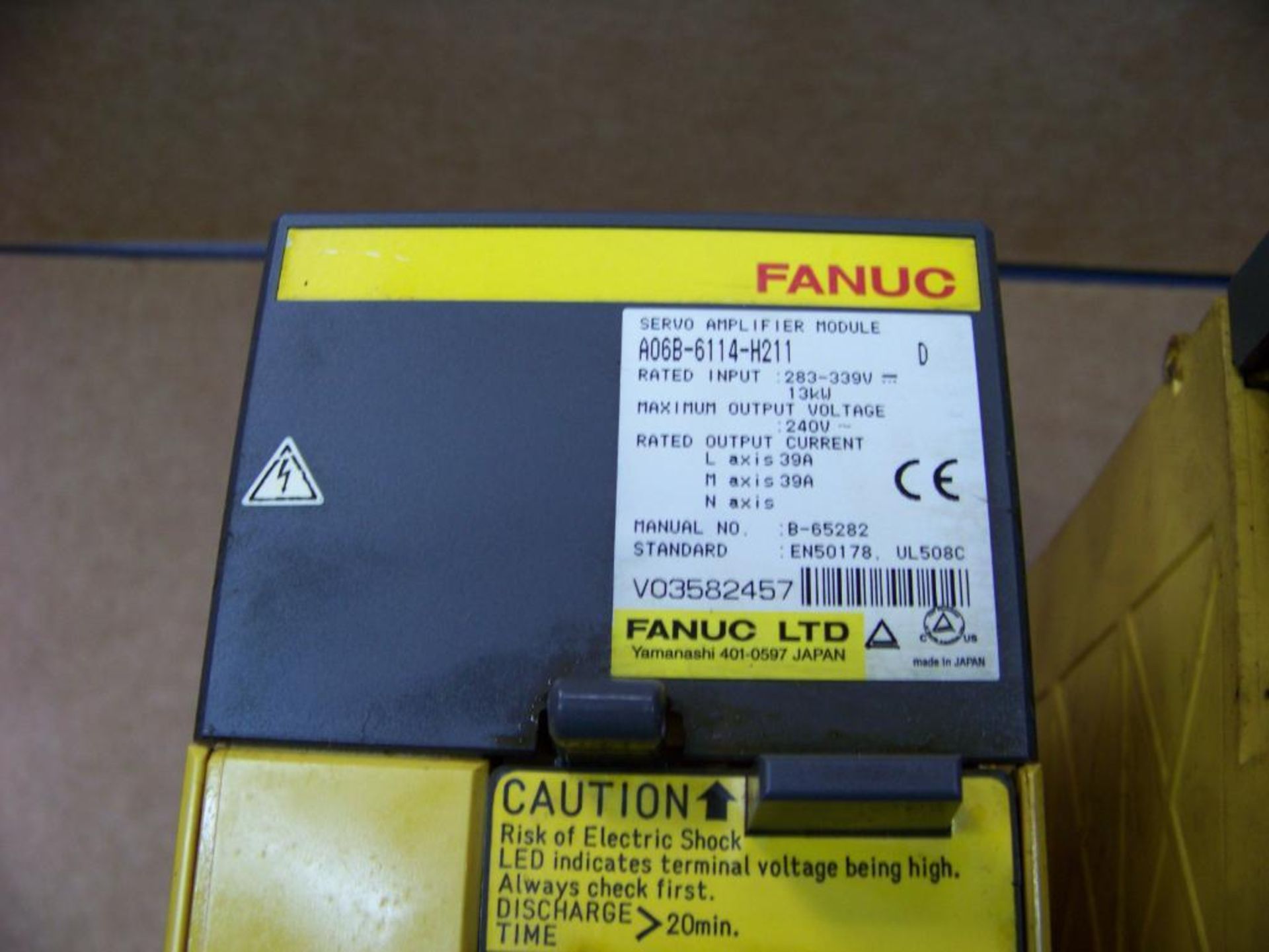 2 - FANUC SERVO AMPS, # A06B-6114-H211 - Image 2 of 3