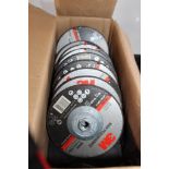 Box of (10) 3M High Performance x1/4"x5/8"-11" Grinding Wheel # 66550