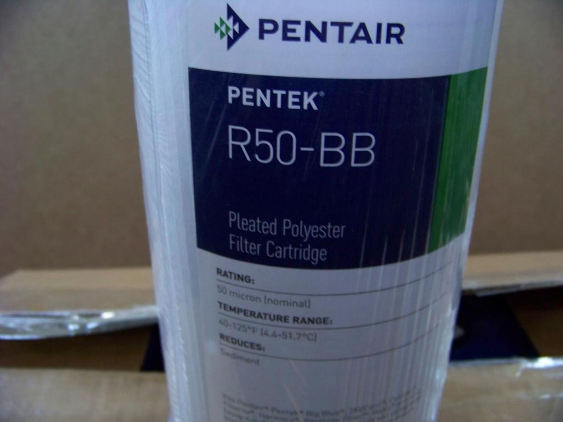1 CASE OF 8 PENTAIR, PENTEK POLYESTER FILTER CARTRIDGES, PLEATED, # R50-BB "NEW" - Image 3 of 5