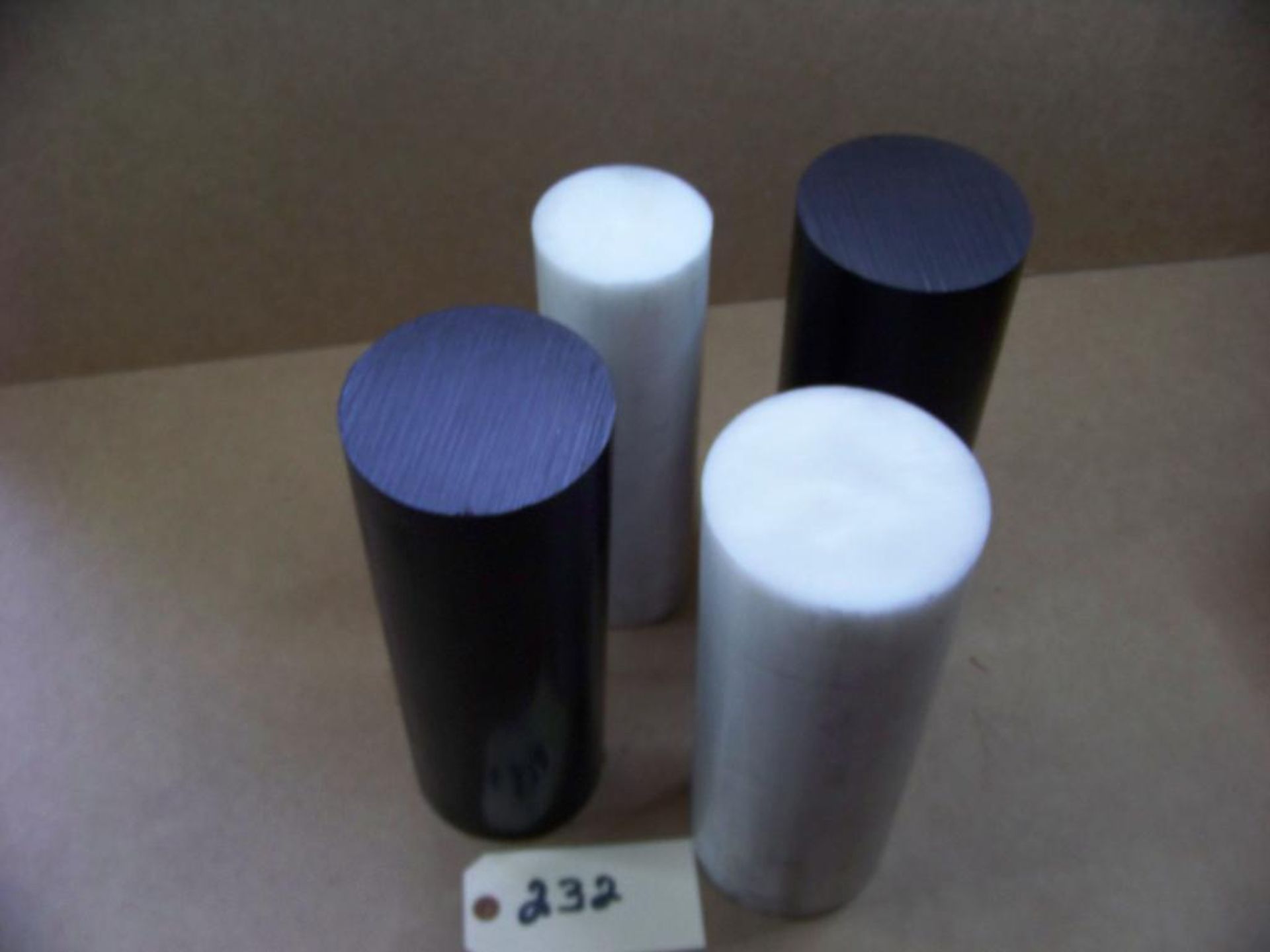 Lot of (4) Delrin Round Stock