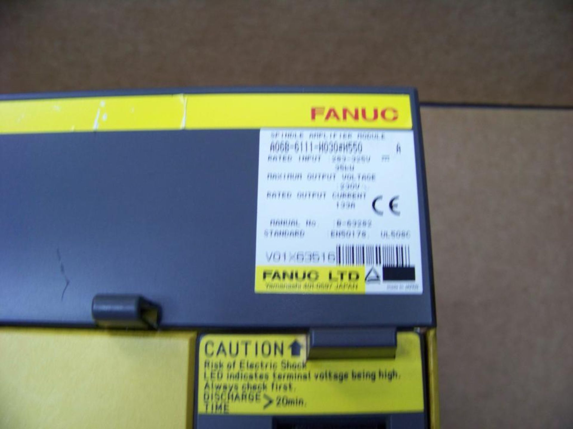 FANUC SPINDLE AMPLIFIER, # A06B-6111-H030 # H550 - Image 2 of 2