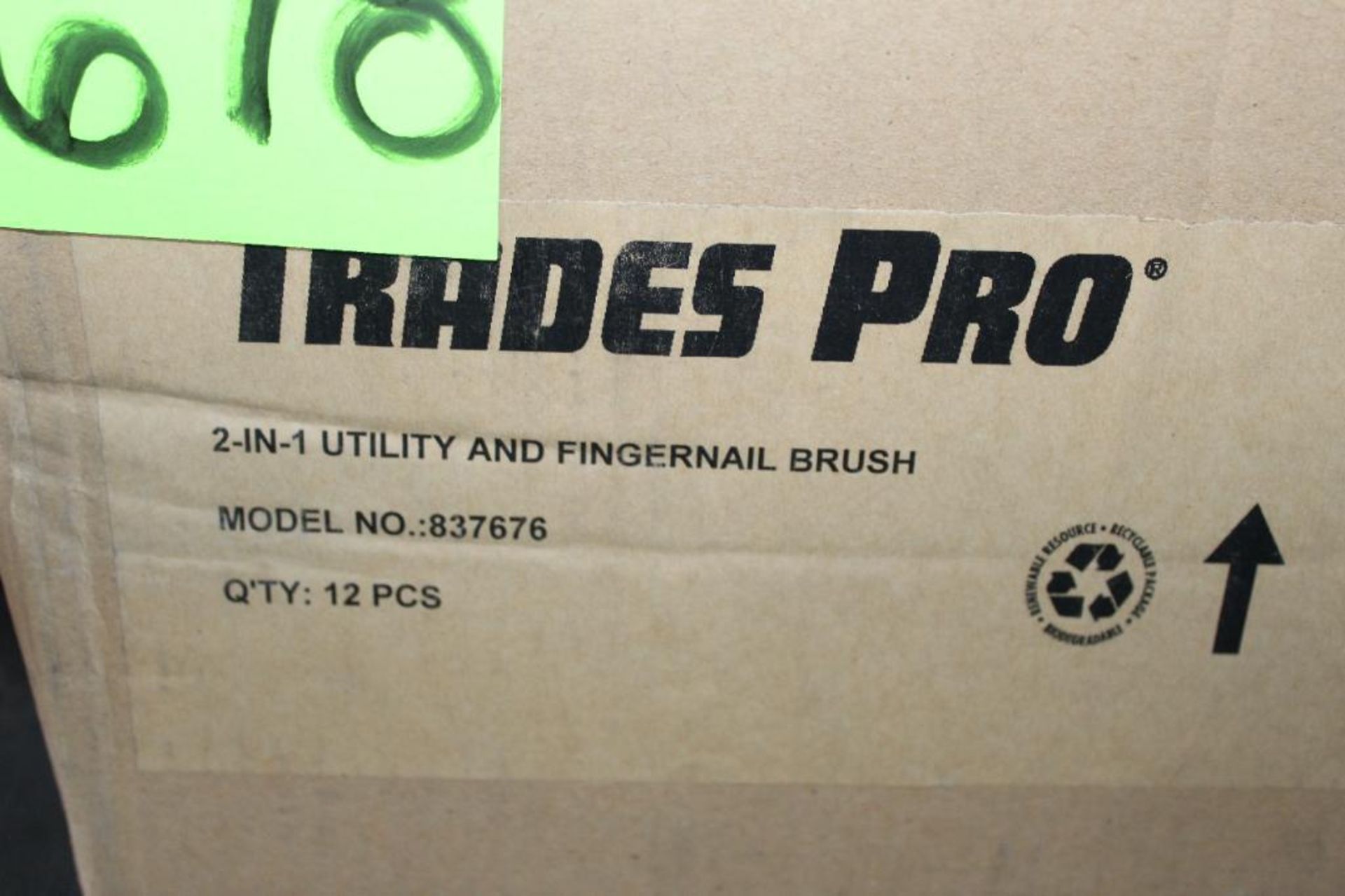 Box of (15) Trades Pro 2-In-1 Utility and Fingernail Brush Model No. 837676 - Image 3 of 3