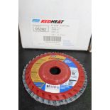 Lot of (3) Boxes (25 Total) Norton Red Heat and Blaze Flap Discs