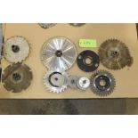 Lot of Assorted Saw Blades with Arbors and Dado Attachments