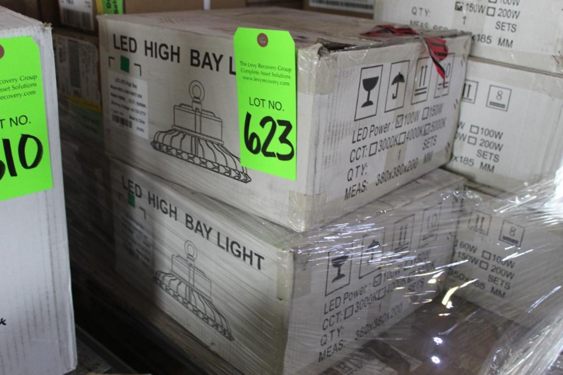 Lot of (2) LED UFO HighBay Light Model WSD-UHB10W27-50K - Image 3 of 6