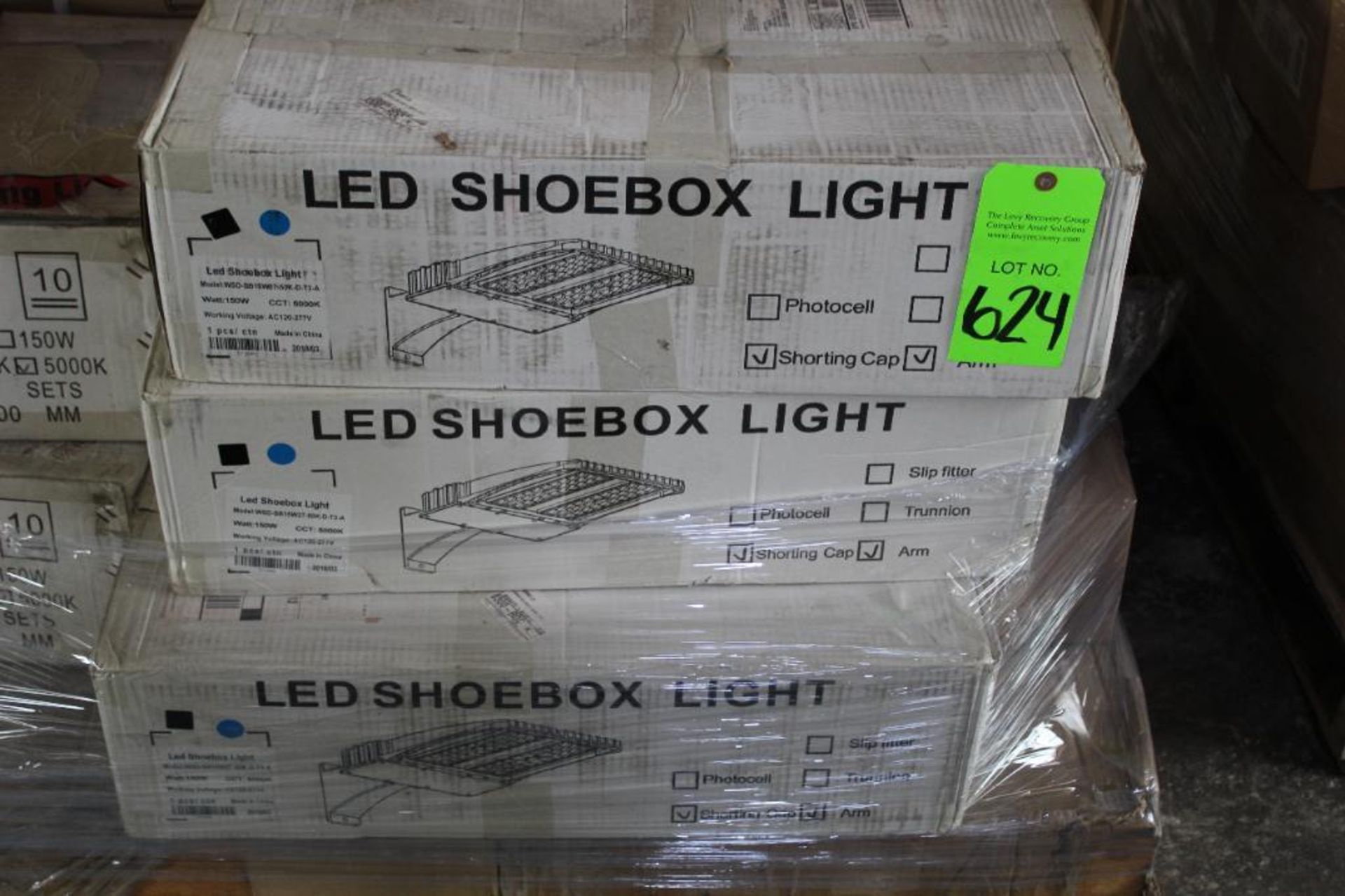 Lot of (3) LED ShoeBox Light Model WSD-SB15W27-50L-D-T3-A - Image 3 of 6