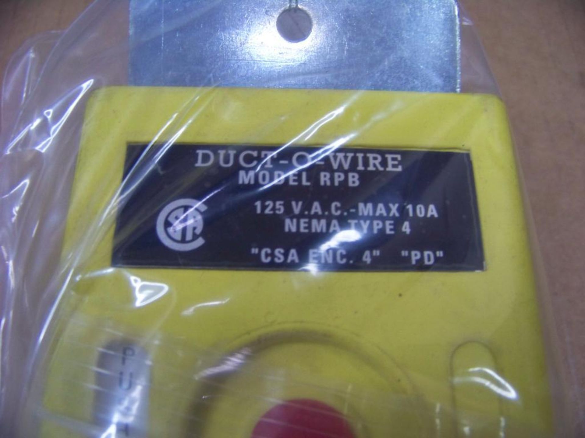 Duct-o-wire Crane Pendant # RPB-2-1-M "New" - Image 2 of 2