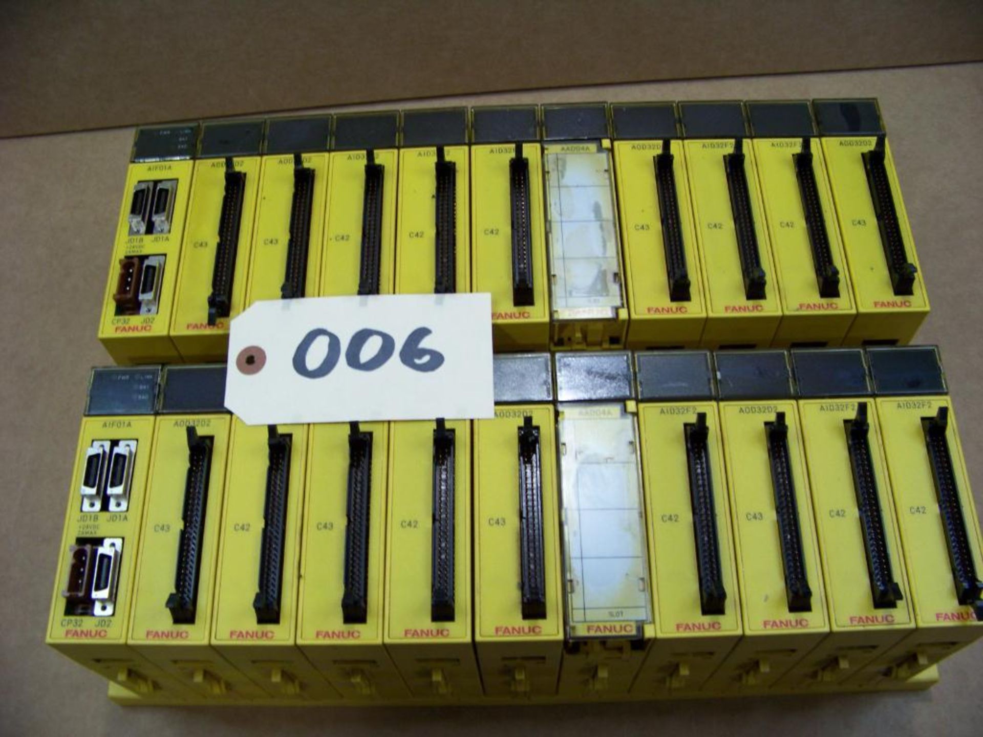 2 - FANUC BACK PLANES WITH CARDS