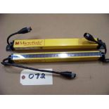 1 SET OMRON 12" SAFETY LIGHT CURTAIN, # MCF4212XE-1/MCF4212R3