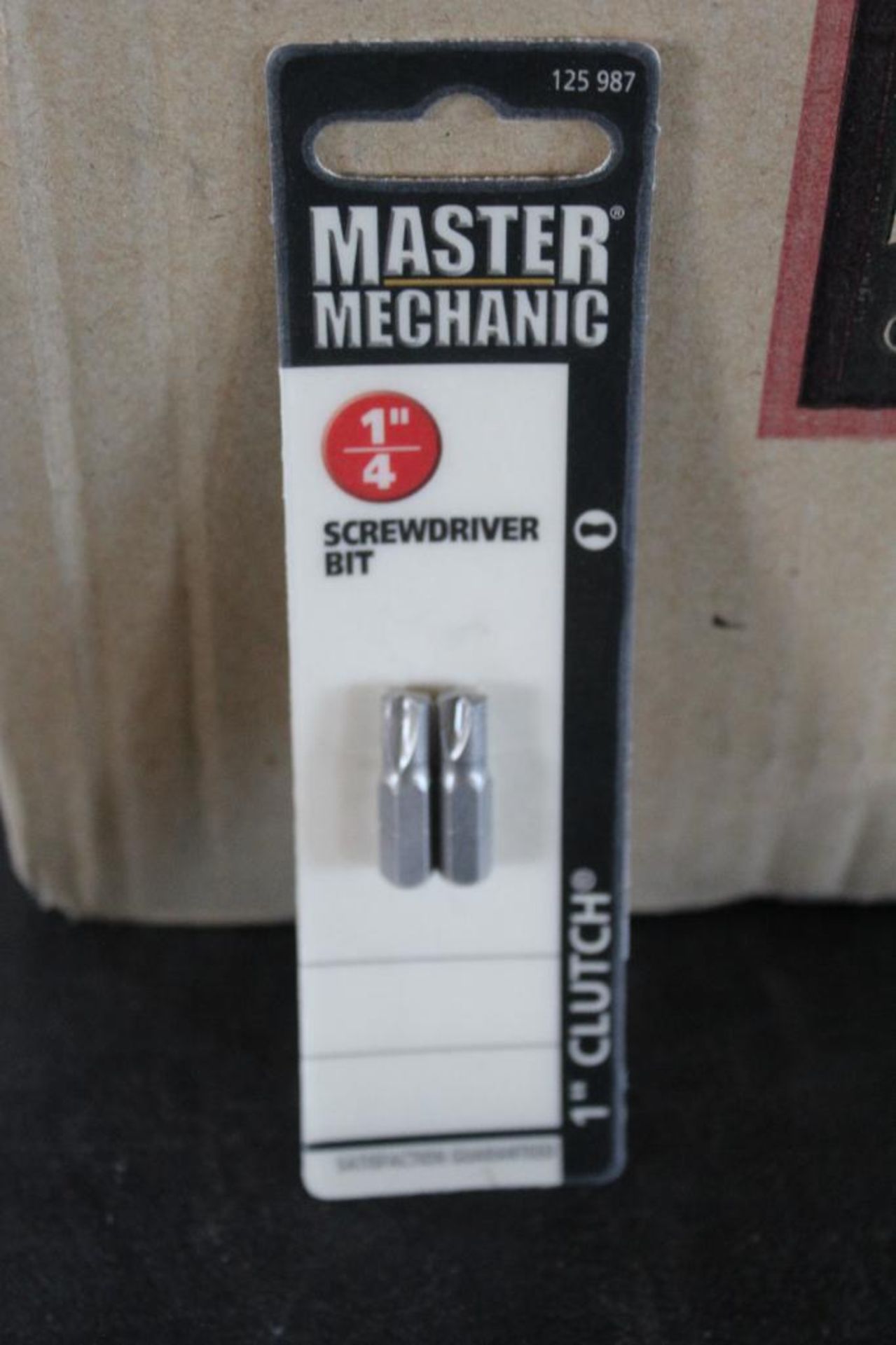 (1) Case of Approx. 144 Master Mechanic 1" Clutch 1/4" Screwdriver Bits 21CD