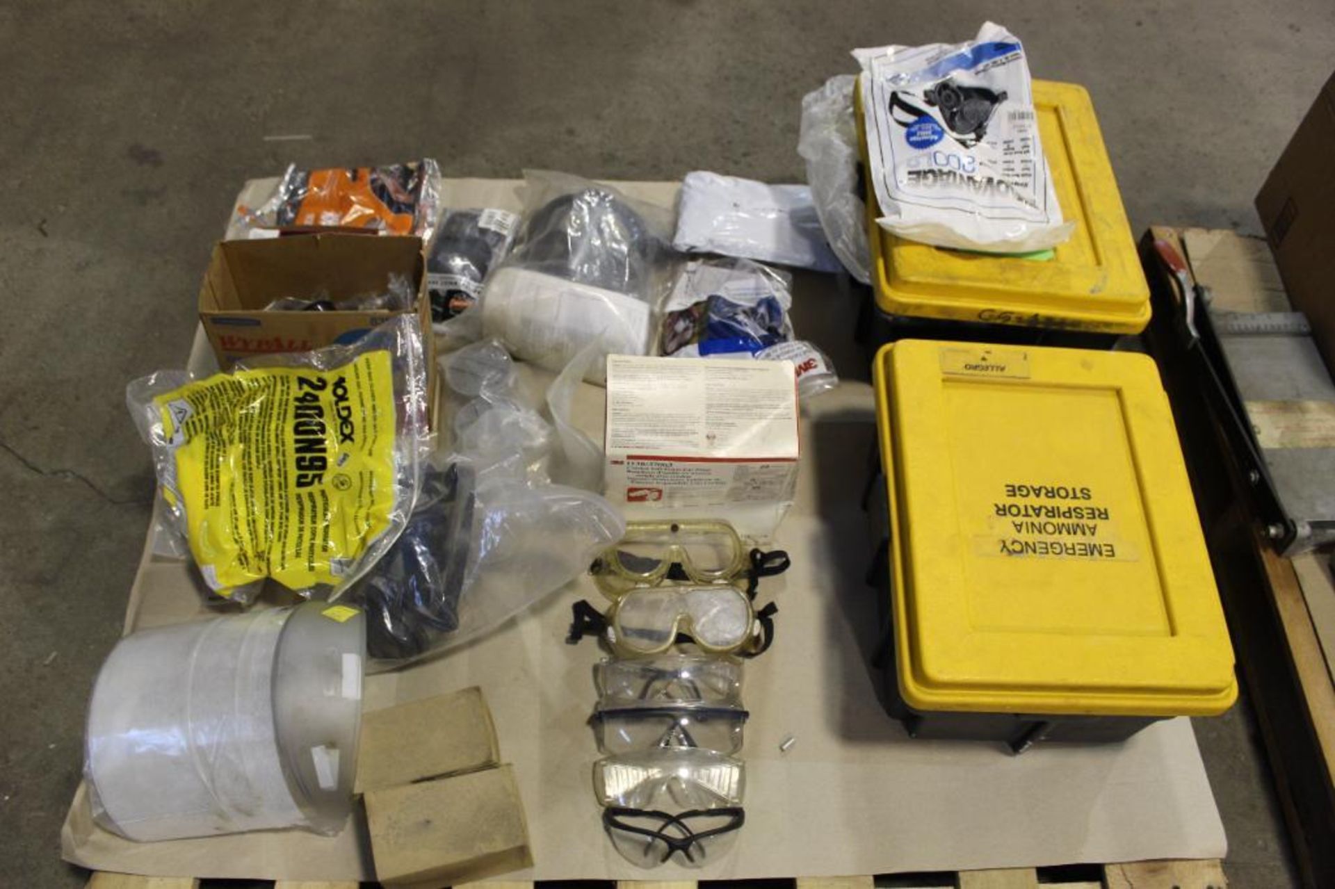 Pallet of Assorted Respirators, Filters, and Respirator Storage - Image 12 of 12