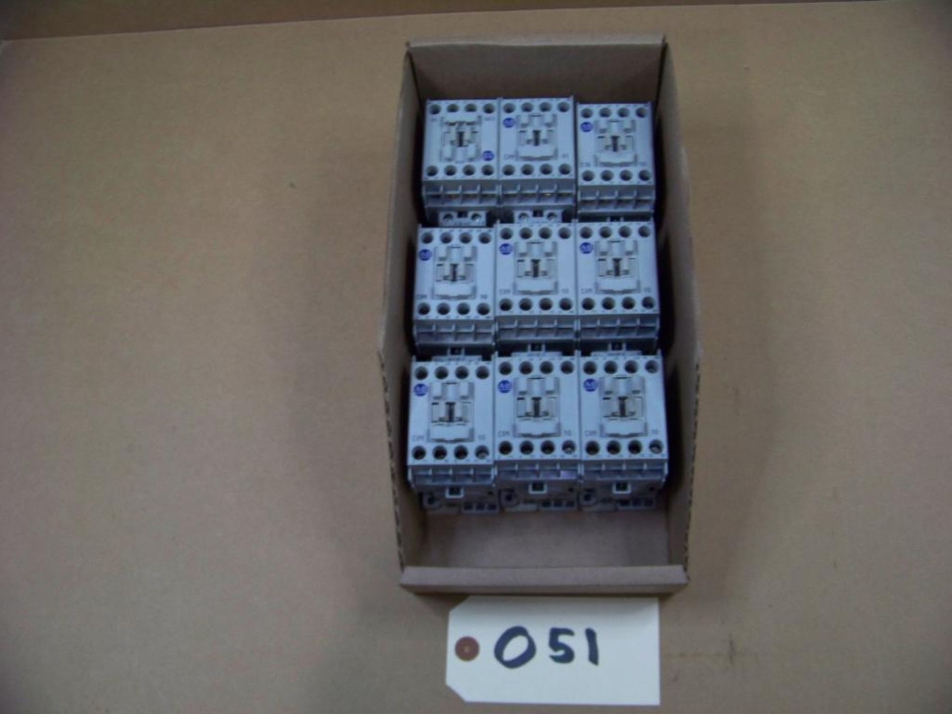 9 - ALLEN BRADLEY 3-POLE CONTACTORS