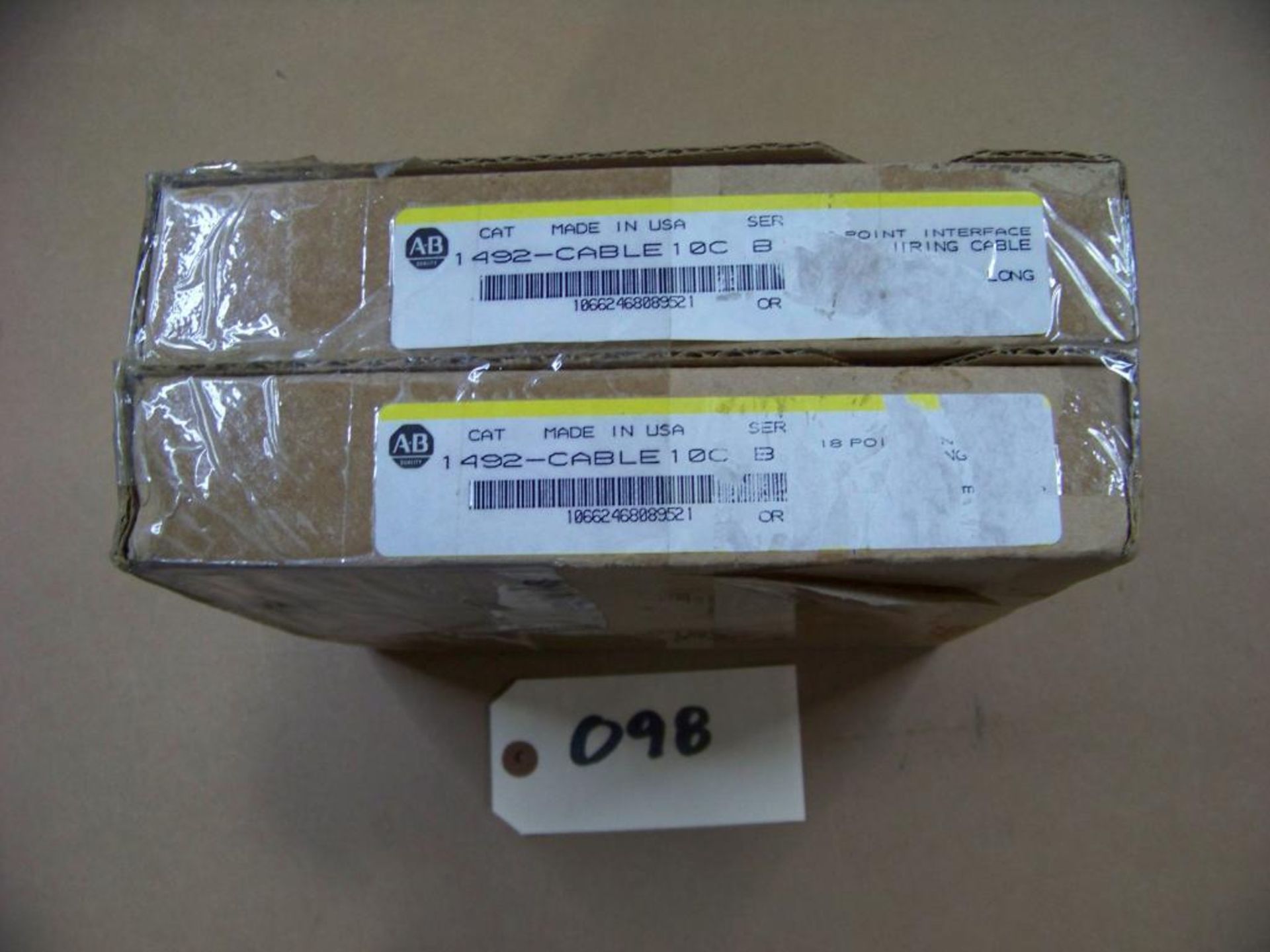 3 - ALLEN BRADLEY PRE-WIRED CABLE ASSEMBLIES, # 1492-CABLE10C/1492-CABLE10A - Image 2 of 5