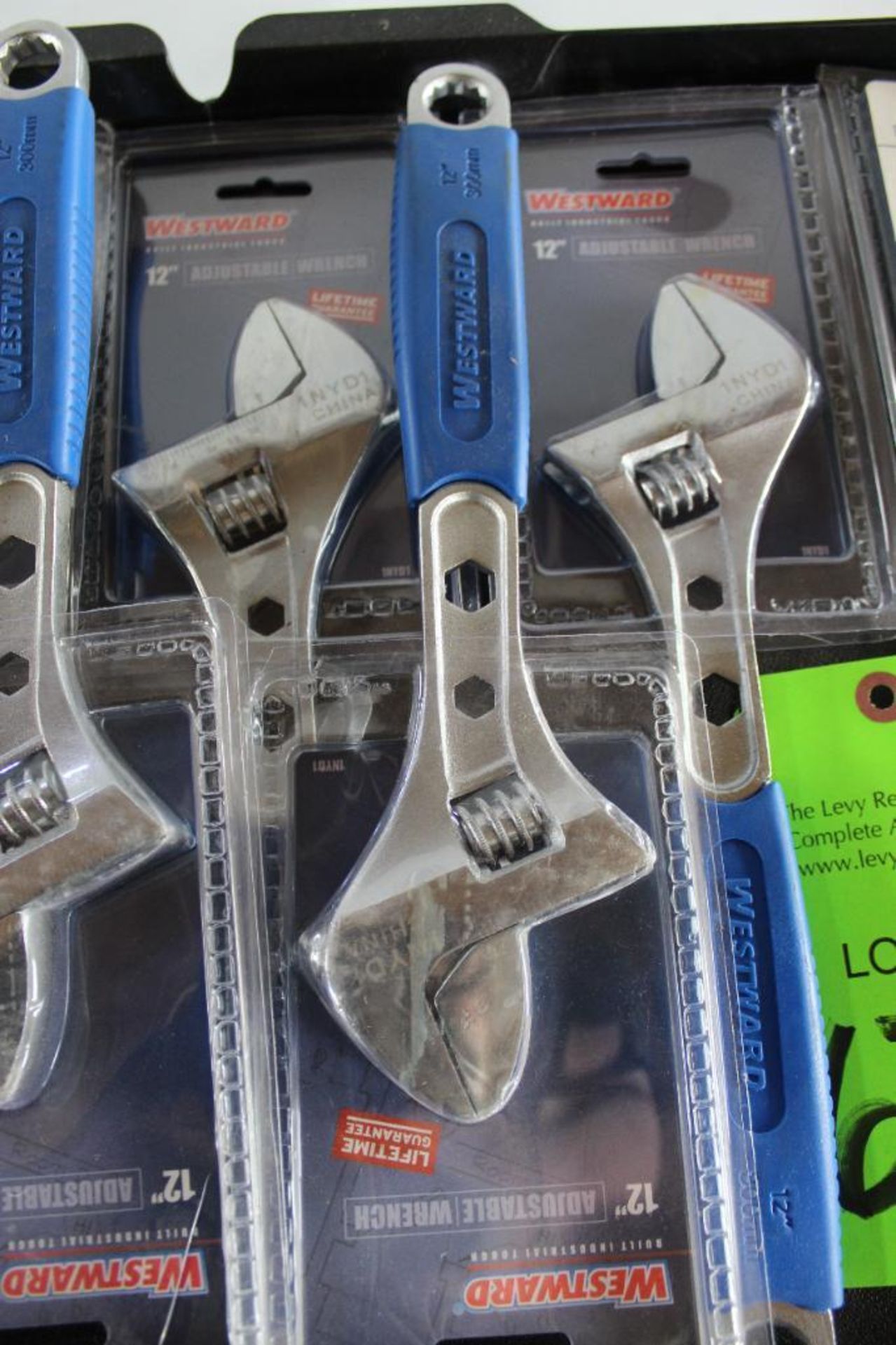 Lot of (8) Westward 12" Adjustable Wrench - Image 3 of 3