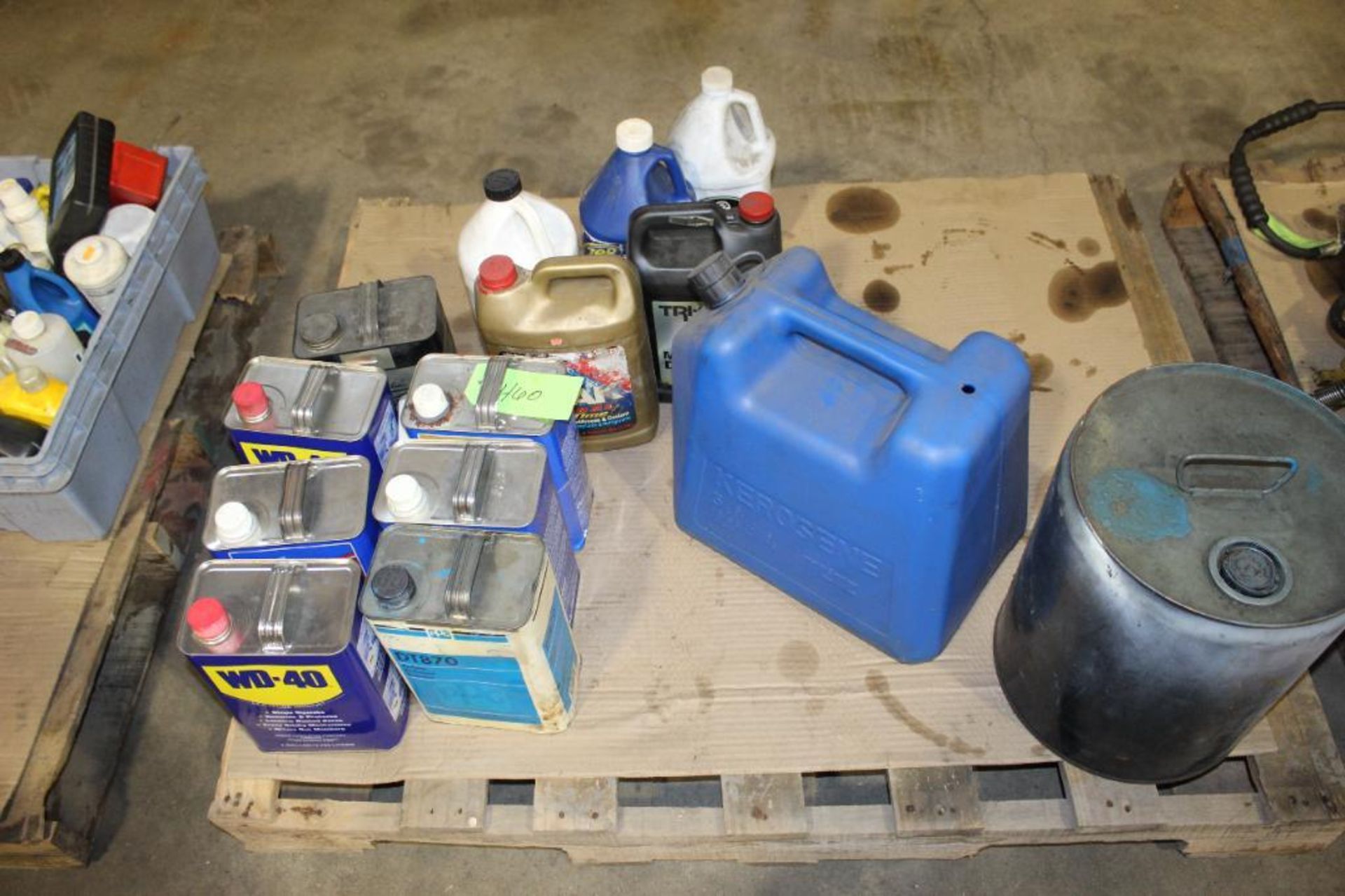 Pallet of Assorted Chemicals and Gas/Oil Can - Image 8 of 8