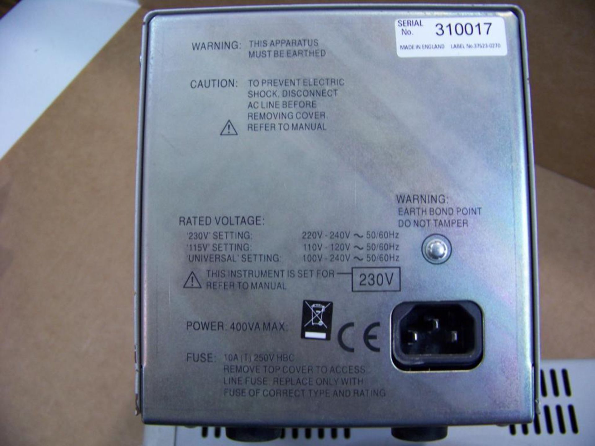 2 - TENMA BENCH POWER SUPPLIES # 72-6908 - Image 3 of 3