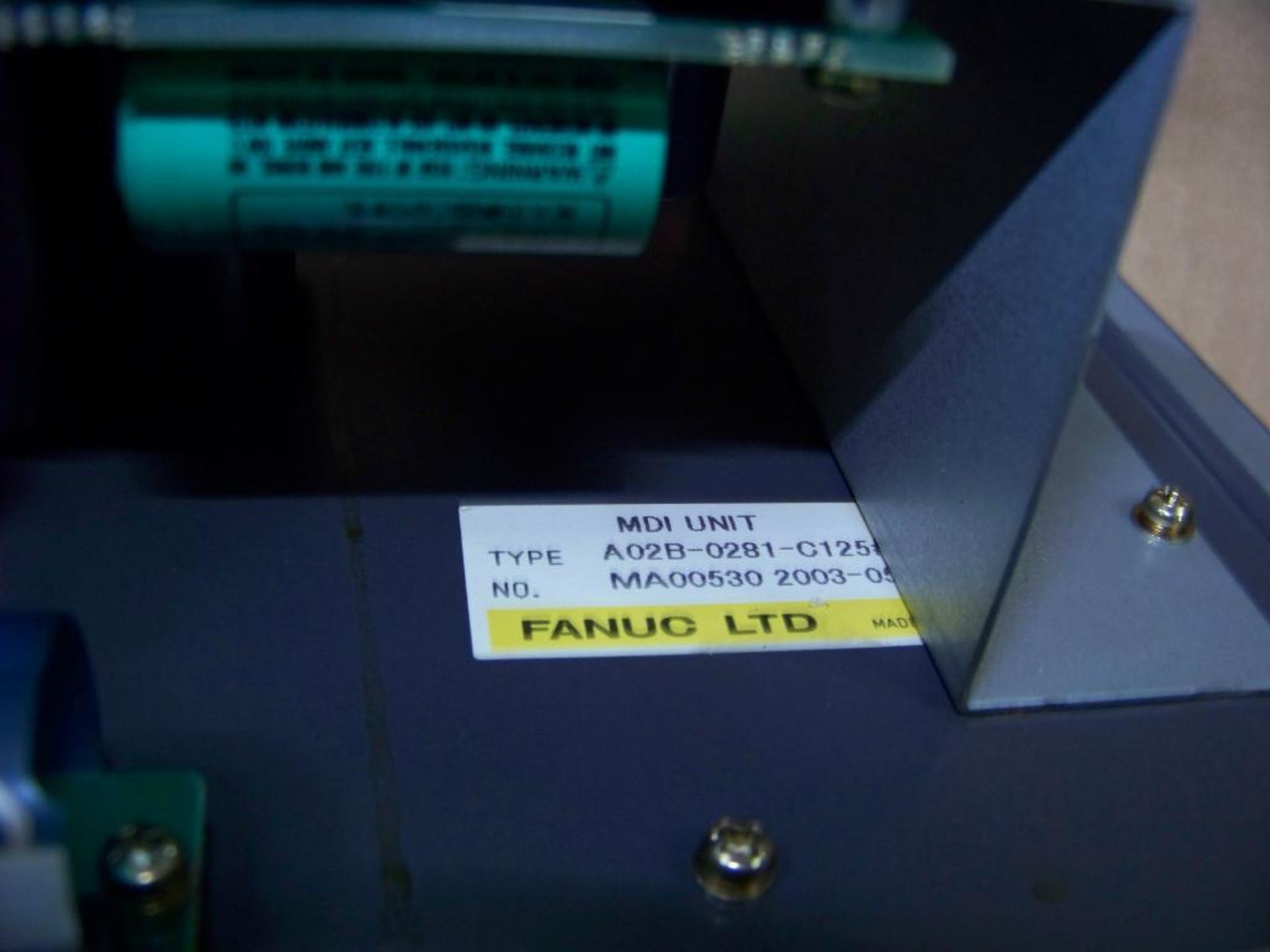 2 - FANUC KEYBOARDS FROM OKK 80'S, # A02B-0281-0125/MBR - Image 2 of 3