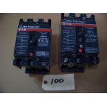 2 - CUTLER-HAMMER CIRCUIT BREAKERS, # FS320040