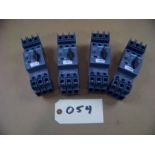 4 - SIEMENS CURCUIT BREAKERS, # 3RV2711-1JD10