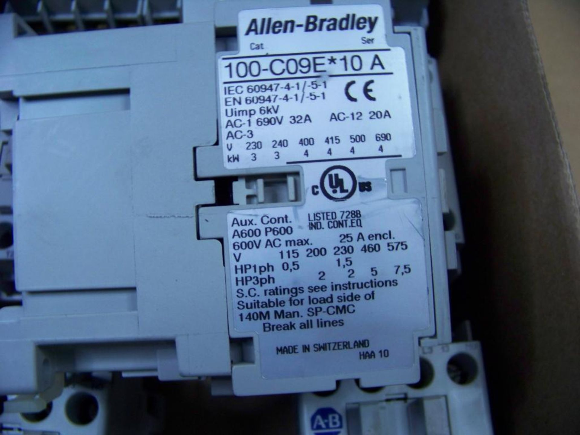 9 - ALLEN BRADLEY 3-POLE CONTACTORS - Image 2 of 2