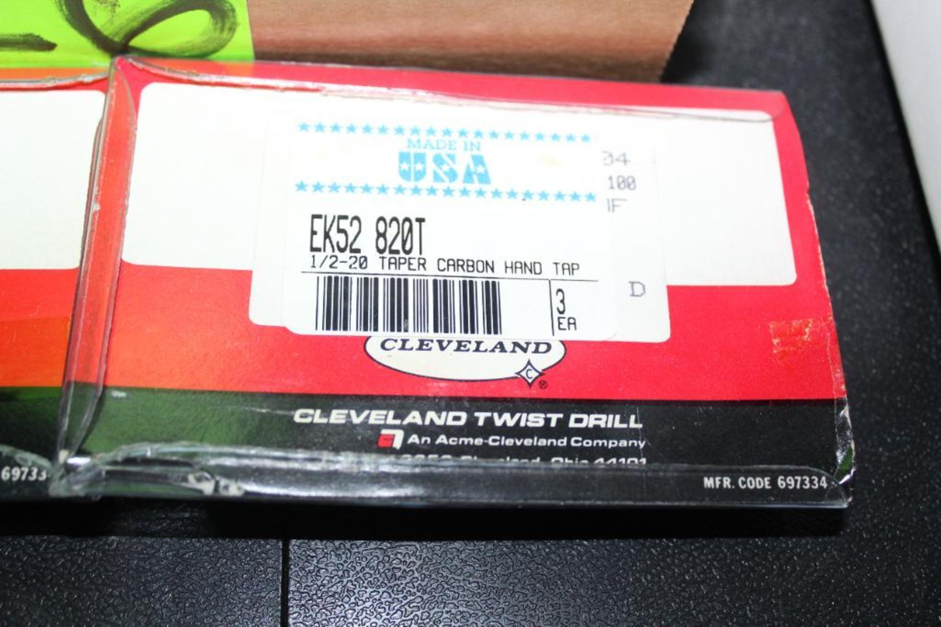 Lot of (4) Boxes of Cleveland Carbon Taper Taps 7/16-14 0400-341400 - Image 5 of 6