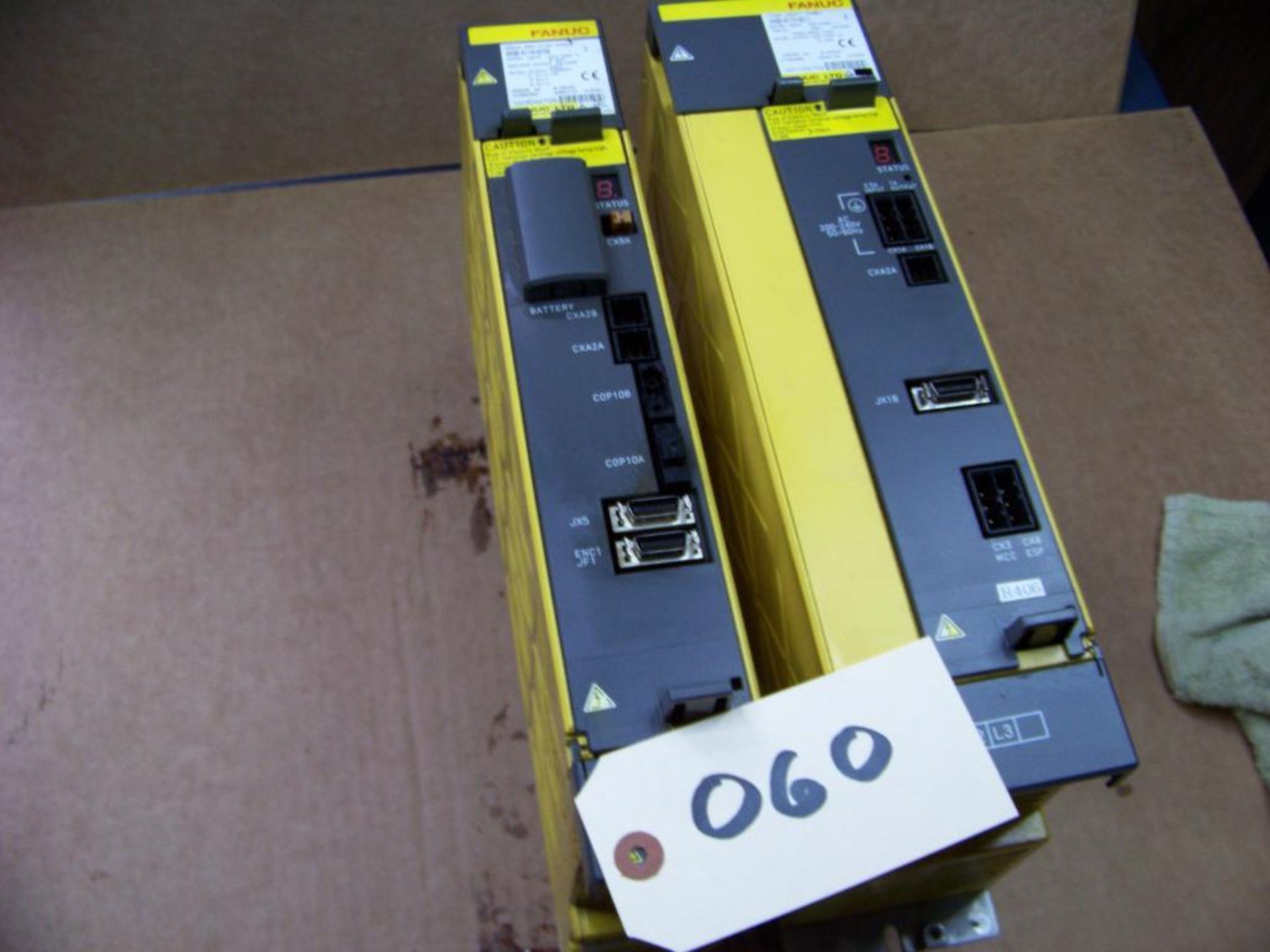 2 - FANUC POWER SUPPLY & SERVO AMPS, # A20B-6110-H011 & # A20B-6114-H104