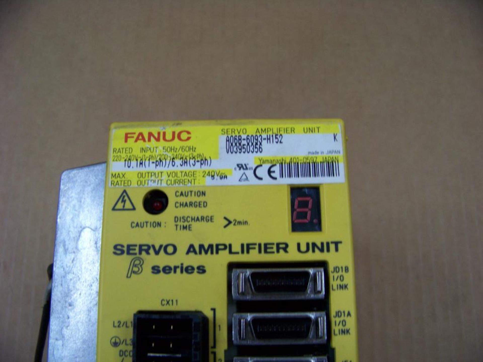 FANUC SERVO AMP, # A06B-6093-H152 - Image 3 of 3