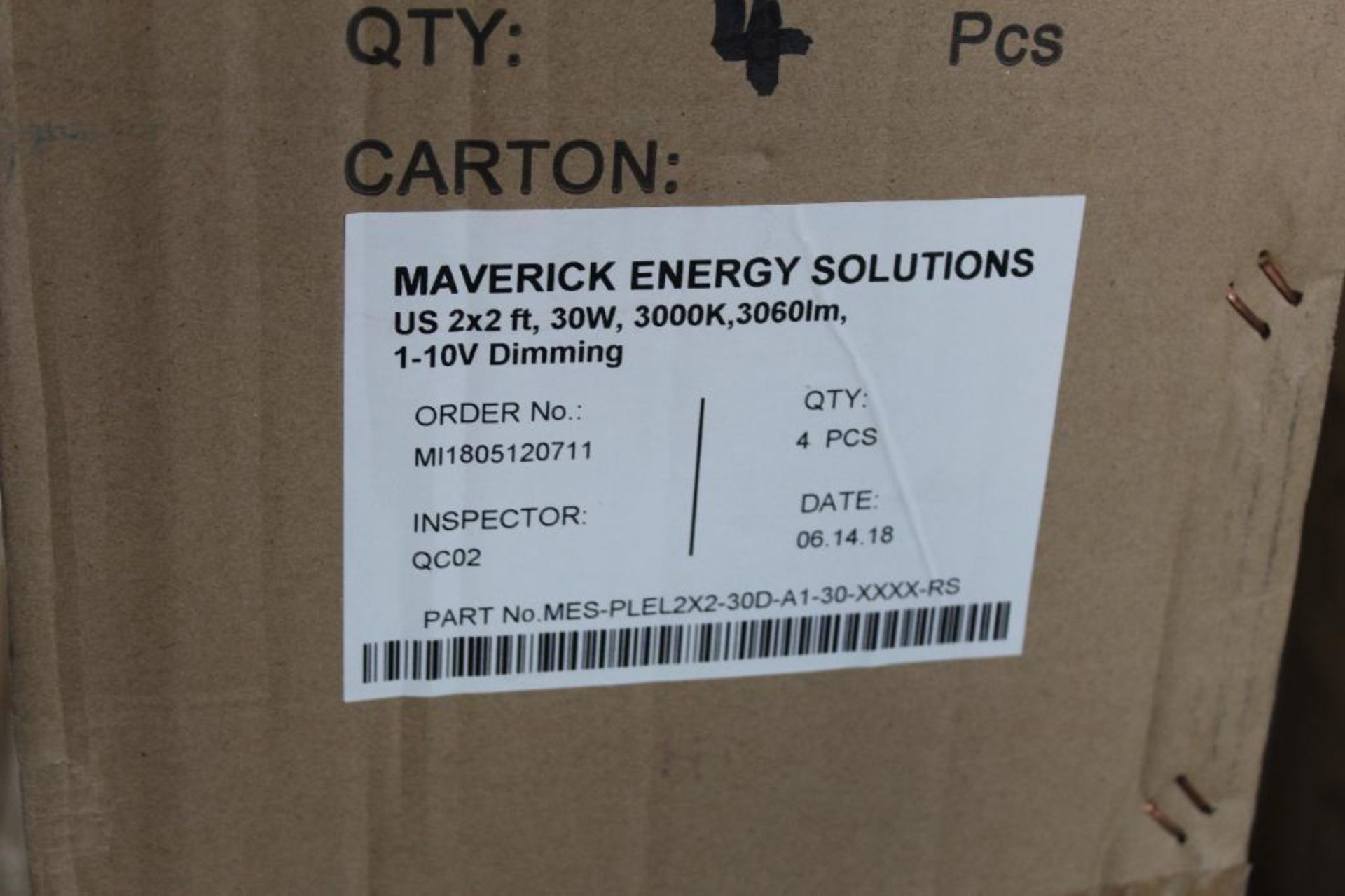 Lot of (1) Maverick Energy Solutions US 2x2ft Dimming Light - Image 3 of 7