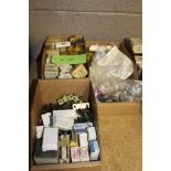 Lot of (3) Boxes Assorted Electrical Components- Square D, Cuttler Hammer, Furnas, Rockwell Allen Br