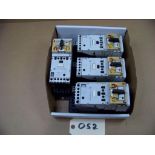 4 - ALLEN BRADLEY CONTACTOR MODULES W/TRIP UNITS, # 190-A40 AND # 190-P010