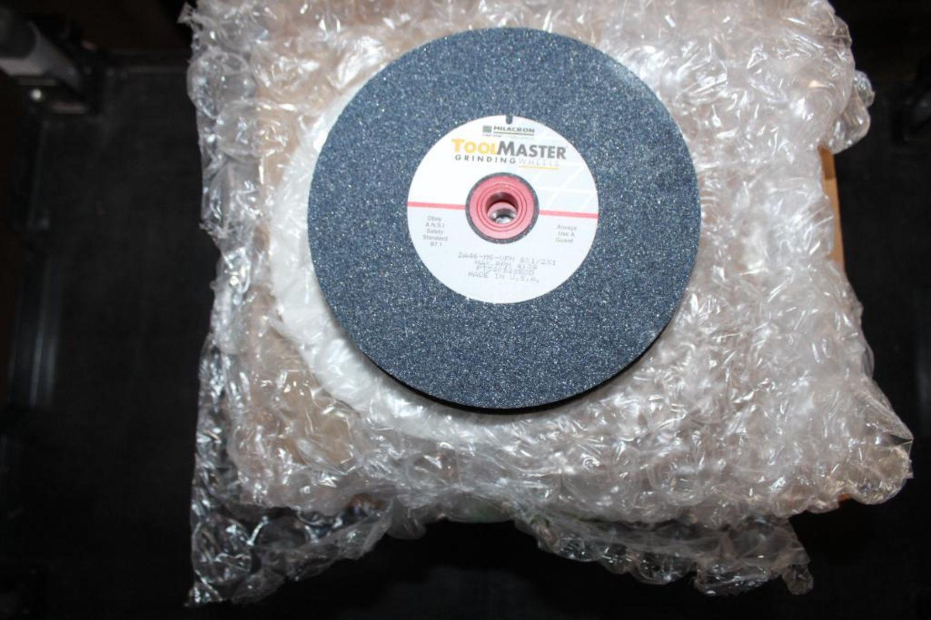 Lot of (12) Milacron Grinding Wheels PTS4033850D and (5) Milacron 8x1/2x1-1/4 Grinding Wheels Mh4043 - Image 4 of 4