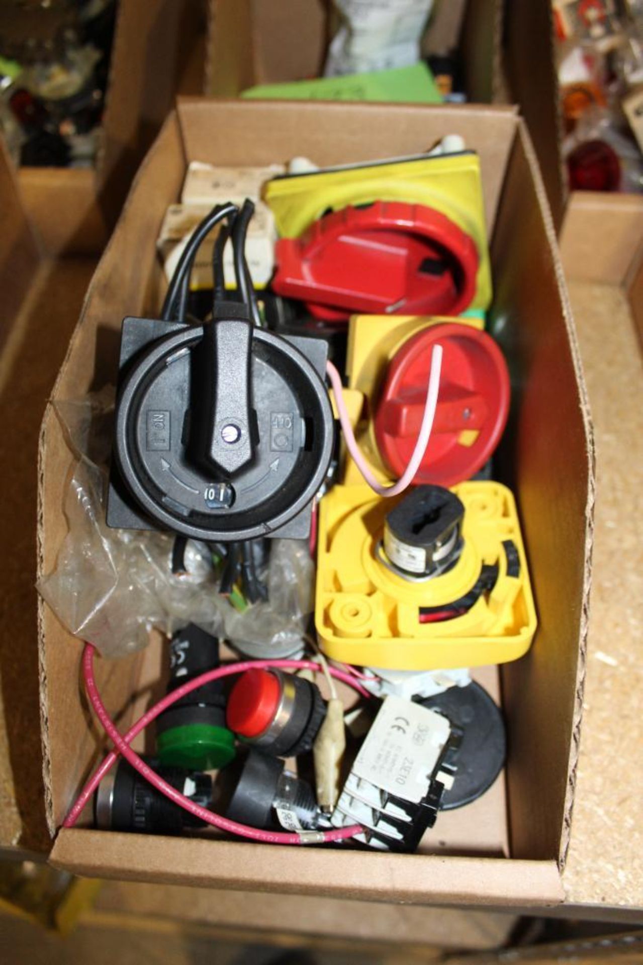 Lot of (2) AB Contact Blocks and (2) Boxes of Assorted Door Switches and Push Buttons - Image 5 of 5