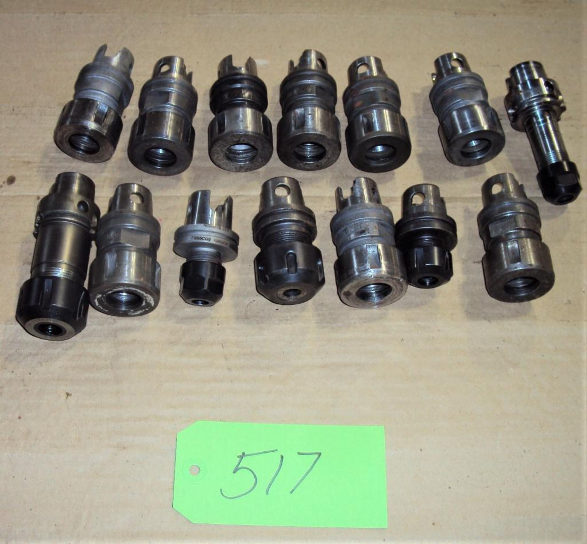 Assorted Kennametal KM40 Collet Chucks