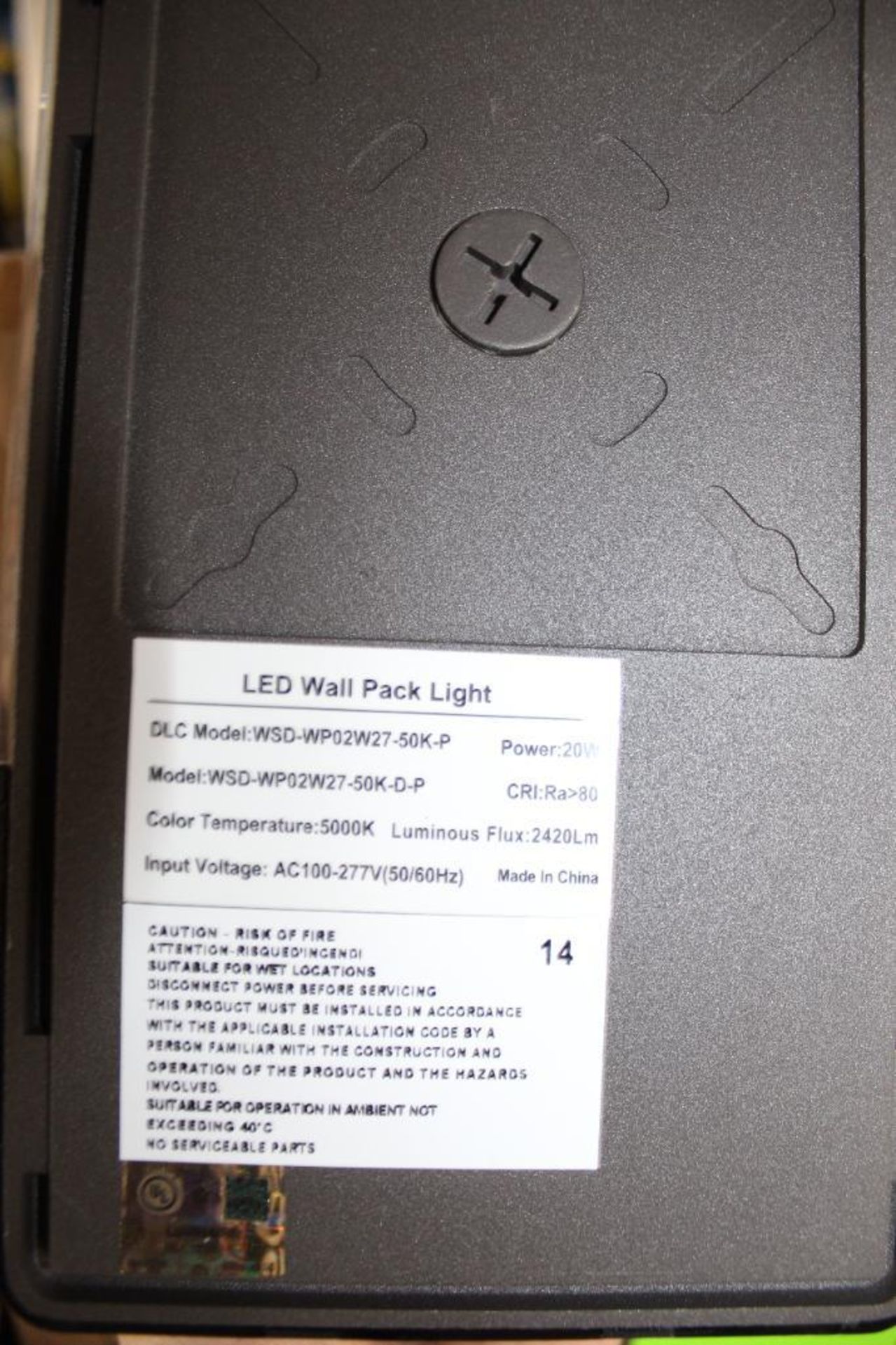 Box of (4) LED Wall Pack Light 10.55"x6.22"x5.5" - Image 6 of 6