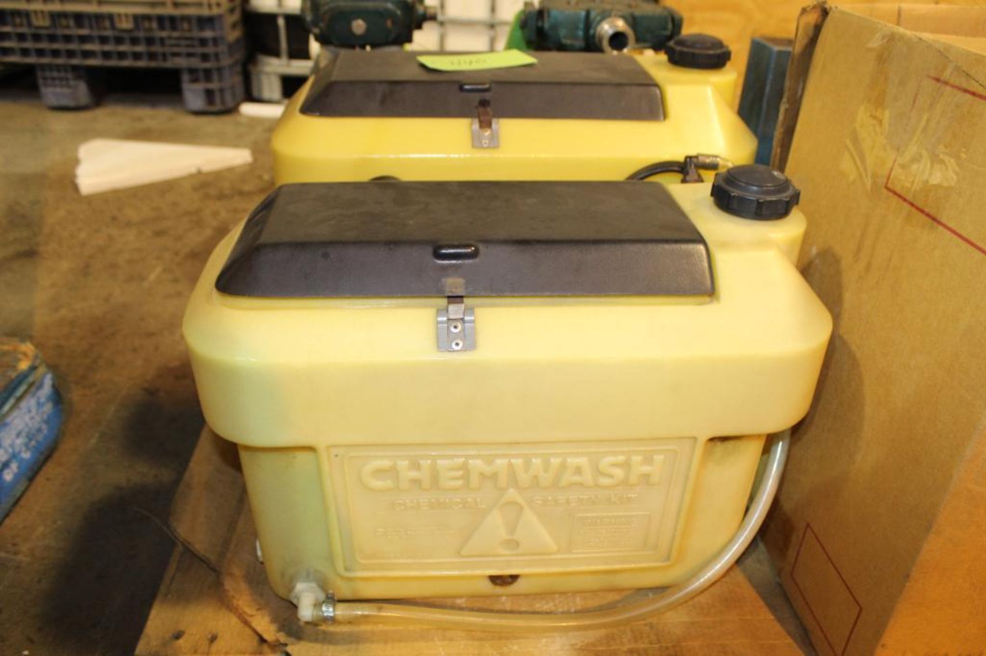 Lot of (2) Chemical Wash Tanks