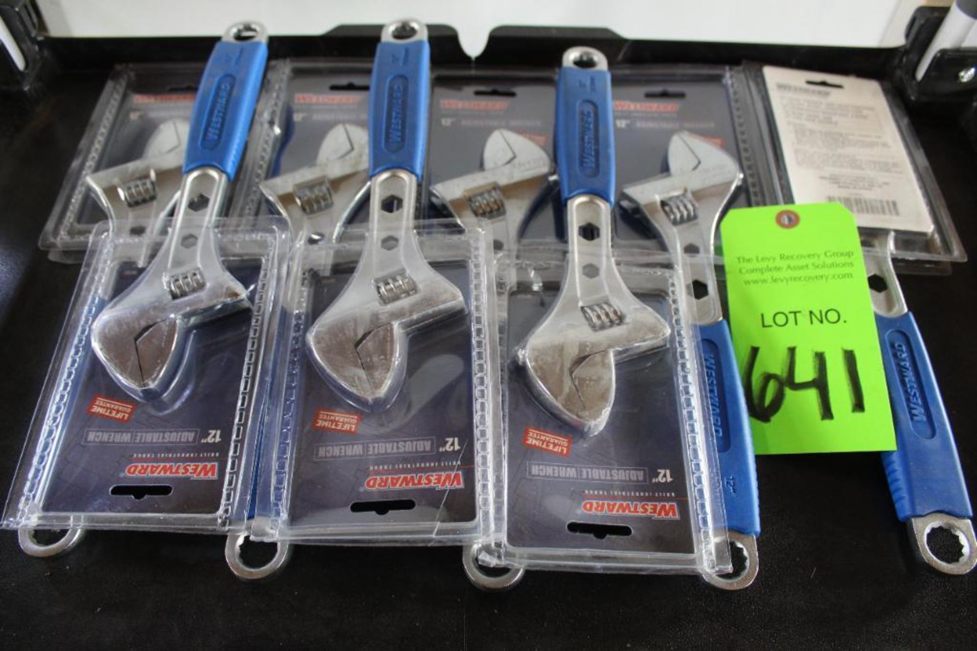 Lot of (8) Westward 12" Adjustable Wrench