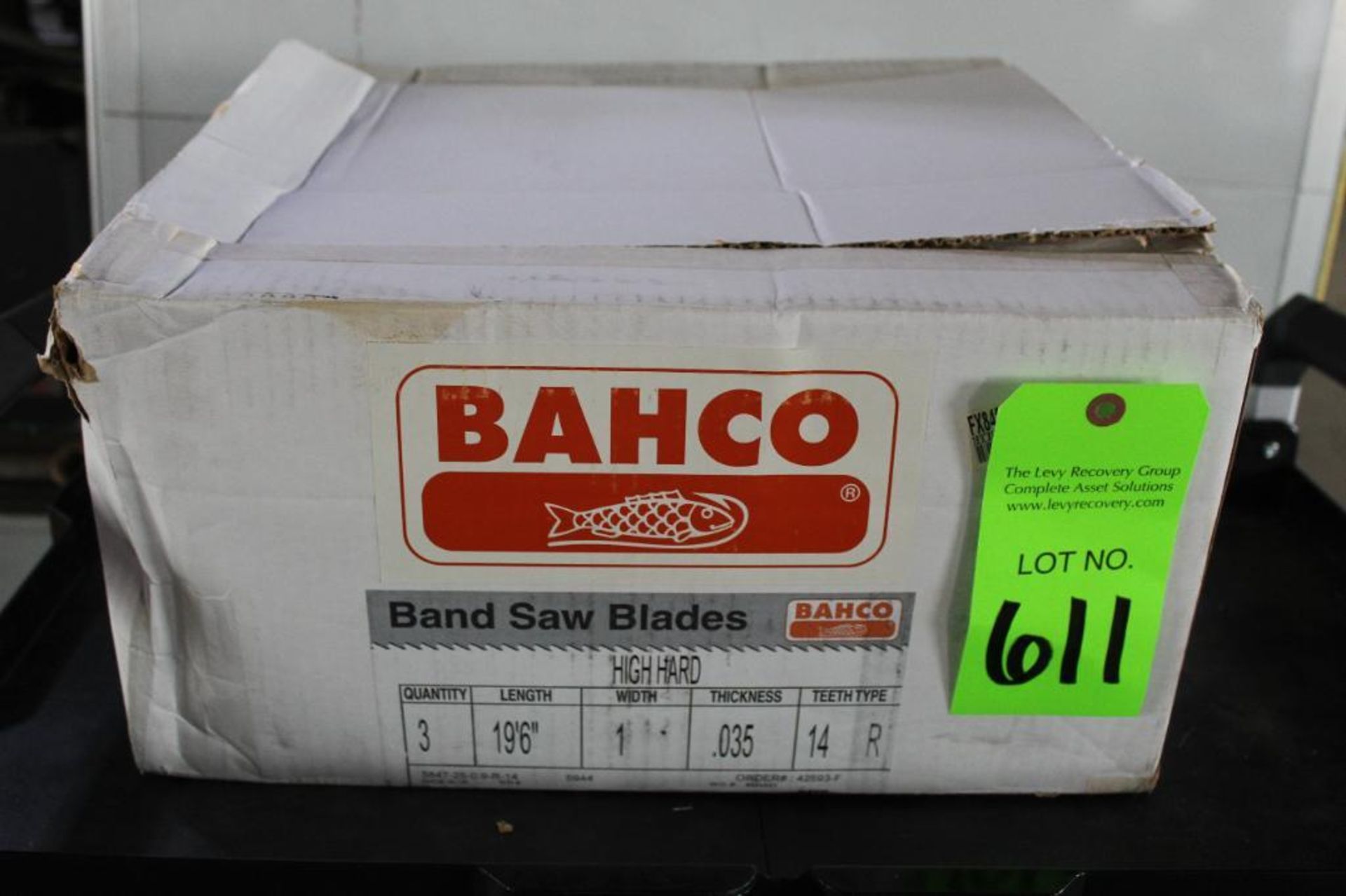 Lot of (3) BAHCO Band Saw Baldes 19'6 - Image 2 of 4