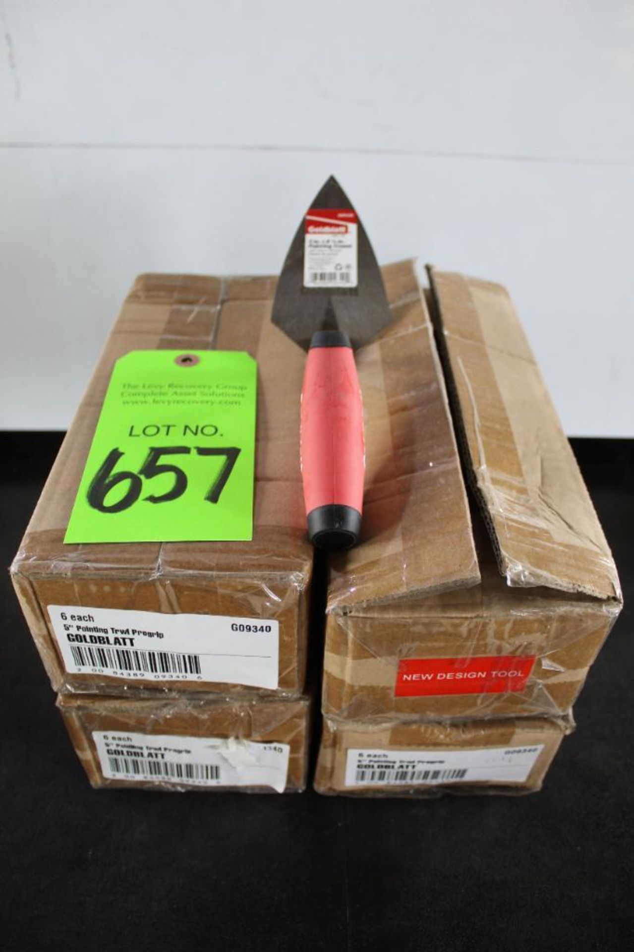 Lot of (4) Boxes (24 Total) Goldblatt 5" Pointing Trowel ProGrip G09340