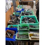 Lot of Machine Tooling - Hold Downs, Jaws, Oil Cans, Etc.