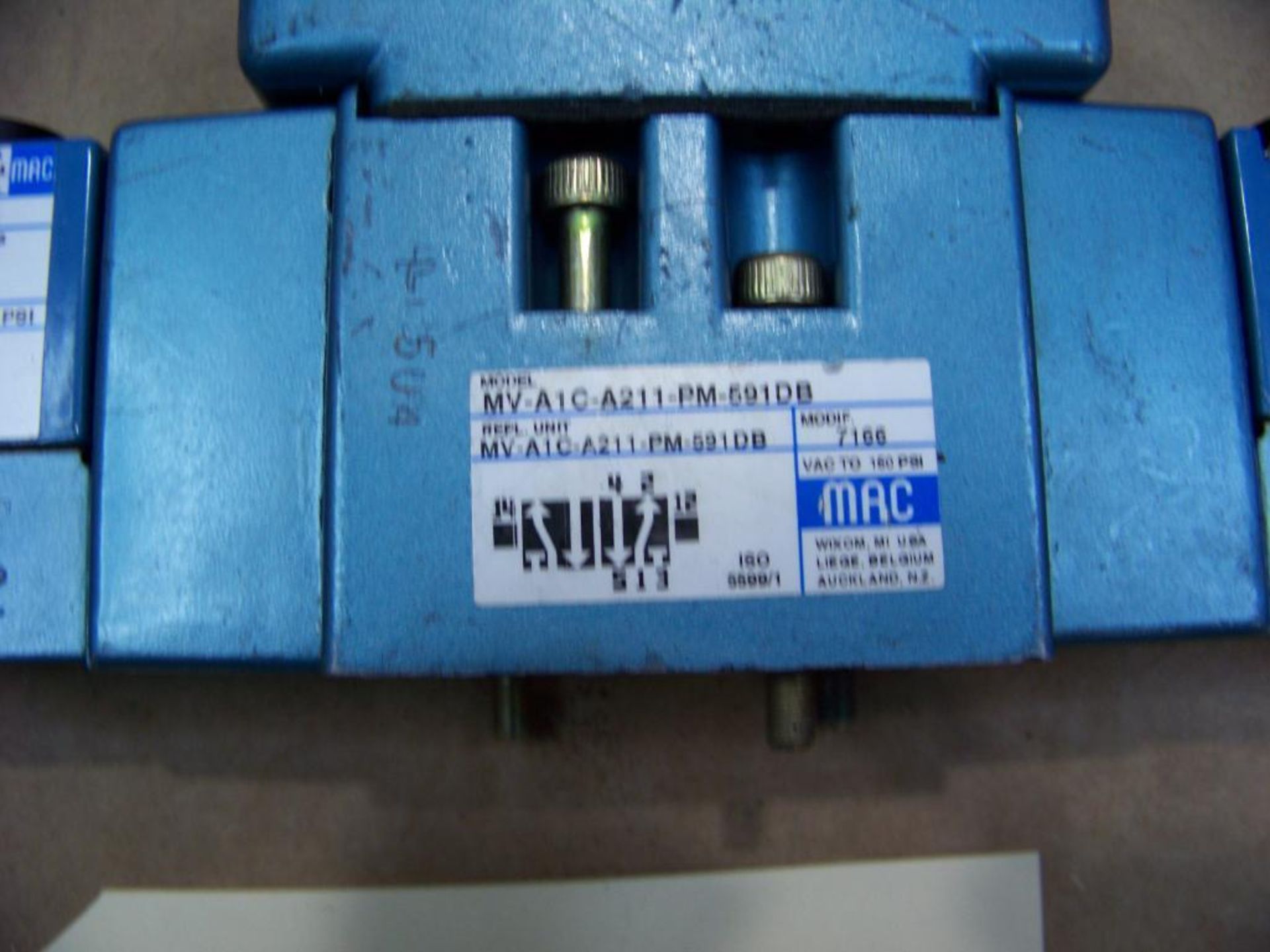 4 - MAC VALVES #MY-A1C-A211 WITH MPE 591 SOLENOIDS - Image 3 of 4