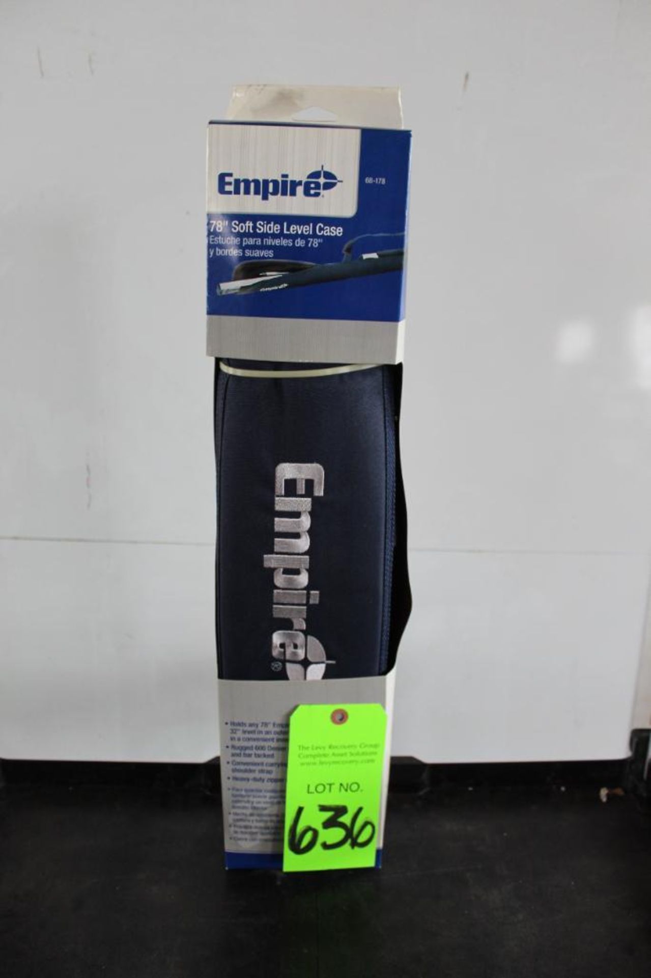 Lot of (2) Empire Soft Side Level Case 78" and 48"