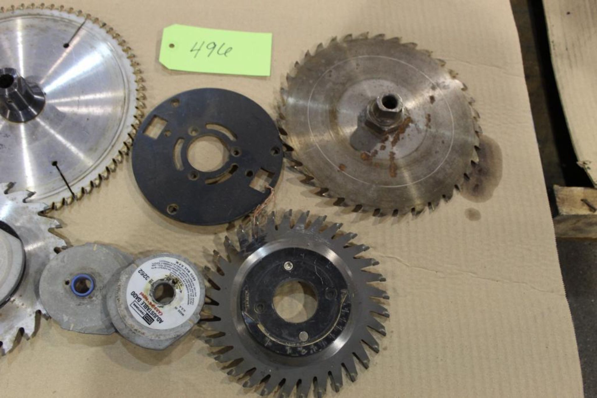 Lot of Assorted Saw Blades with Arbors and Dado Attachments - Image 5 of 5