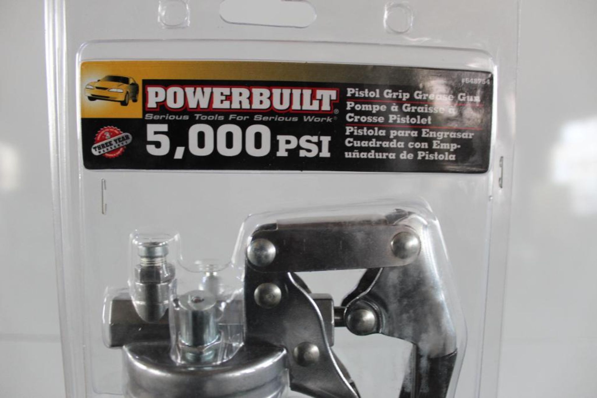 Lot of (6) Powerbuilt Pistol Grip Grease Gun #648754 5000PSI - Image 6 of 6