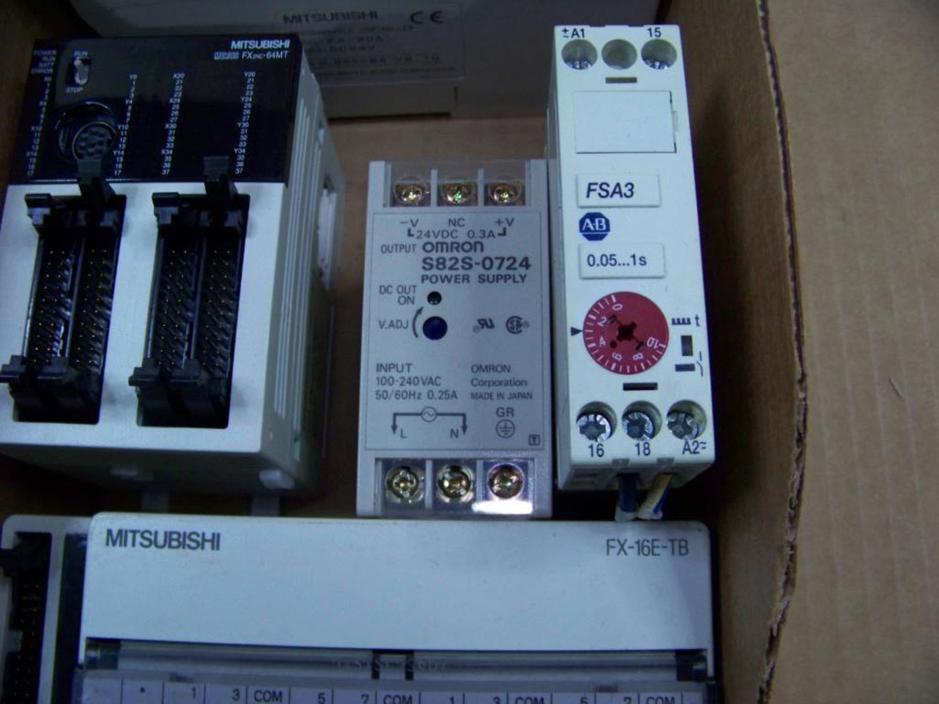 ALLEN BRADLEY/ OMRON/ MITSUBISHI ASSORTED ELECTRICAL - Image 2 of 4